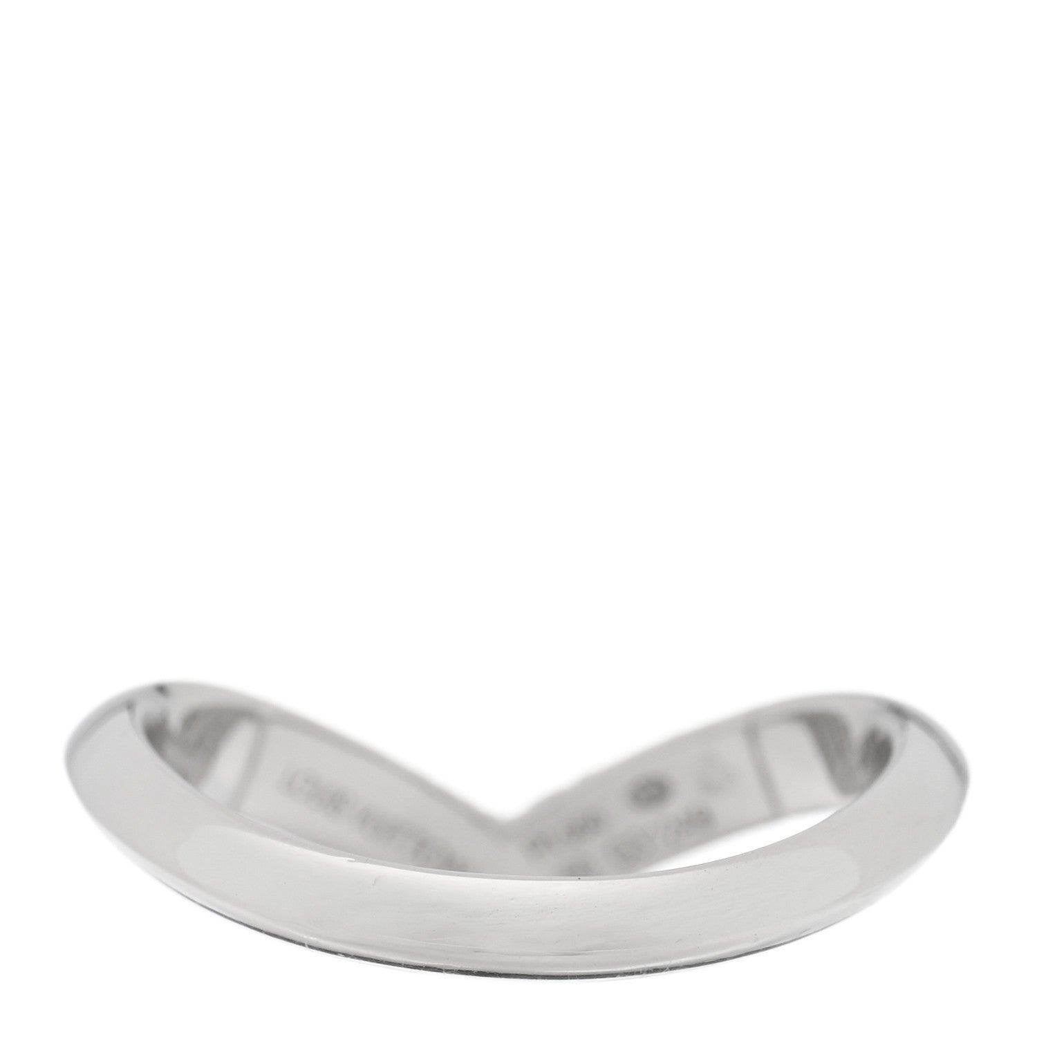 Louis Vuitton Platiunm Diamond V Pave Ring 50 5.5 3 of 5