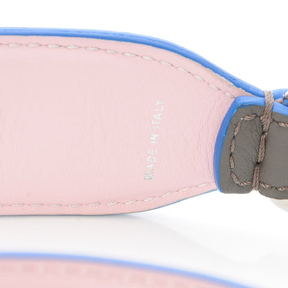 Fendi Vitello Dolce Plexiglass Bi-Color Studded Strap You Carbone Peonia Multicolor 3 of 5