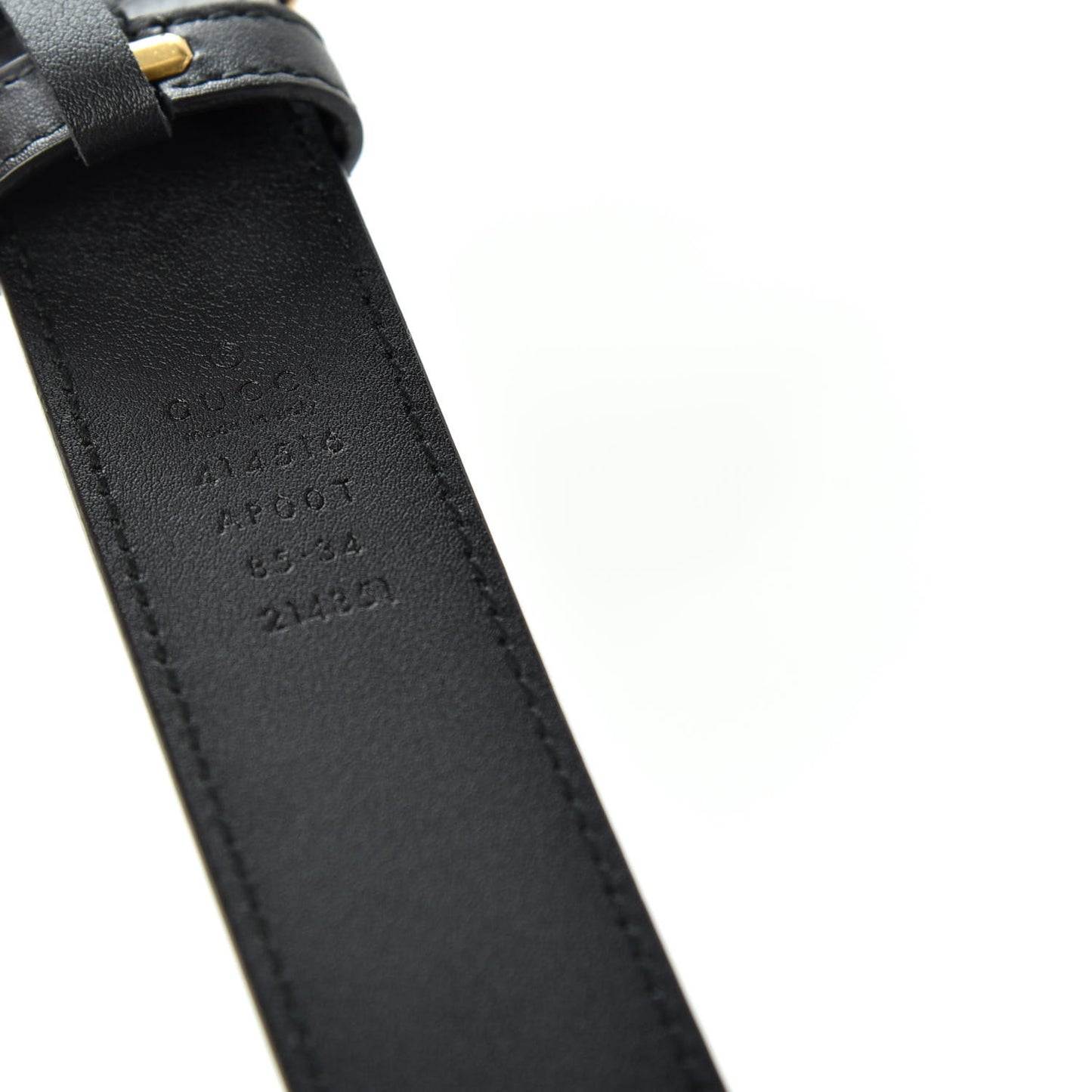 Calfskin Double G 30mm Belt 85 34 Black