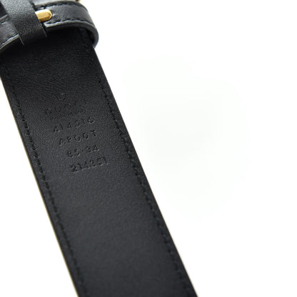 Gucci Calfskin Double G 30mm Belt 85 34 Black 5 of 6