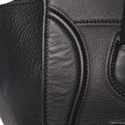 Celine Supple Calfskin Medium Phantom Luggage Black 12 of 22