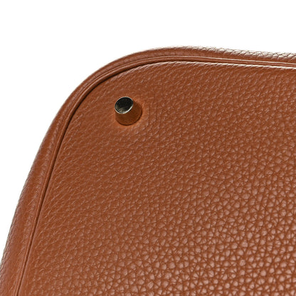 Hermes Taurillon Clemence Picotin Lock 26 GM Gold 12 of 12