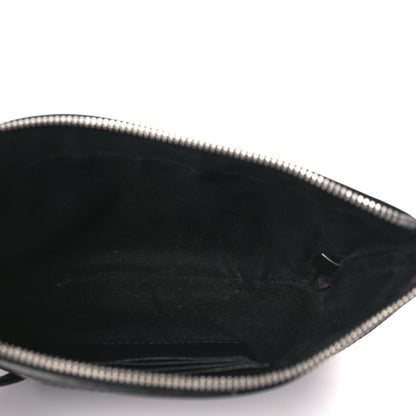 Burberry Mega Check Peyton Crossbody Clutch Bag Black 5 of 8