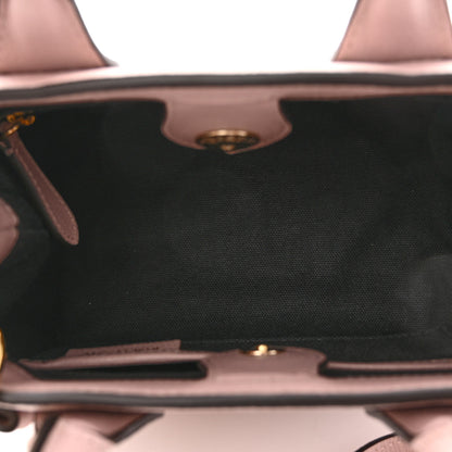 Burberry Grainy Calfskin House Check Baby Banner Tote Pale Orchid 5 of 10