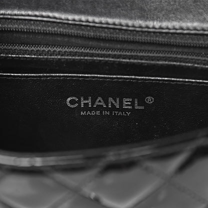Chanel Patent Calfskin Quilted Mini Rectangular Flap Black 6 of 16