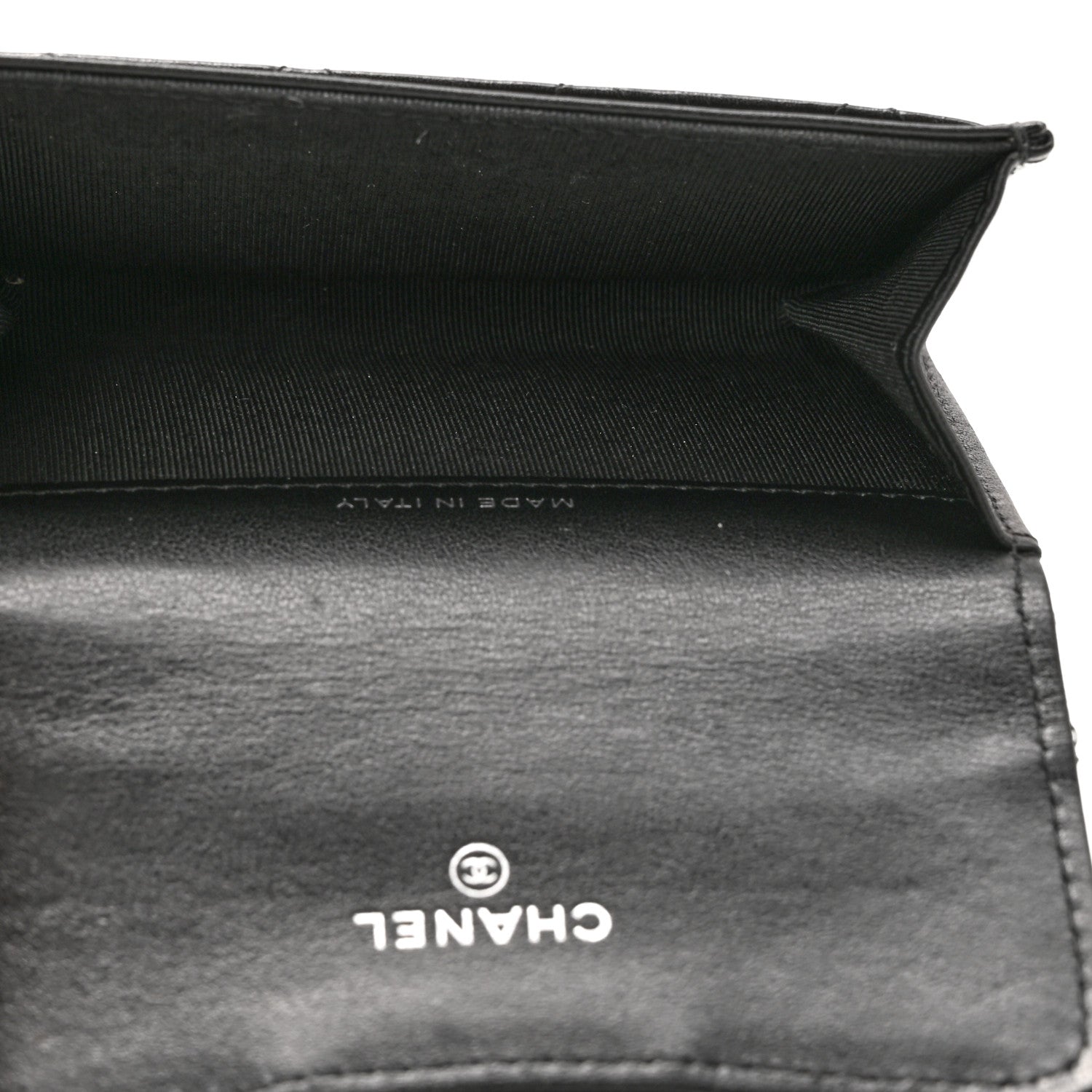 Chanel Aged Calfskin Quilted Reissue Flap Card Holder So Black 4 of 12