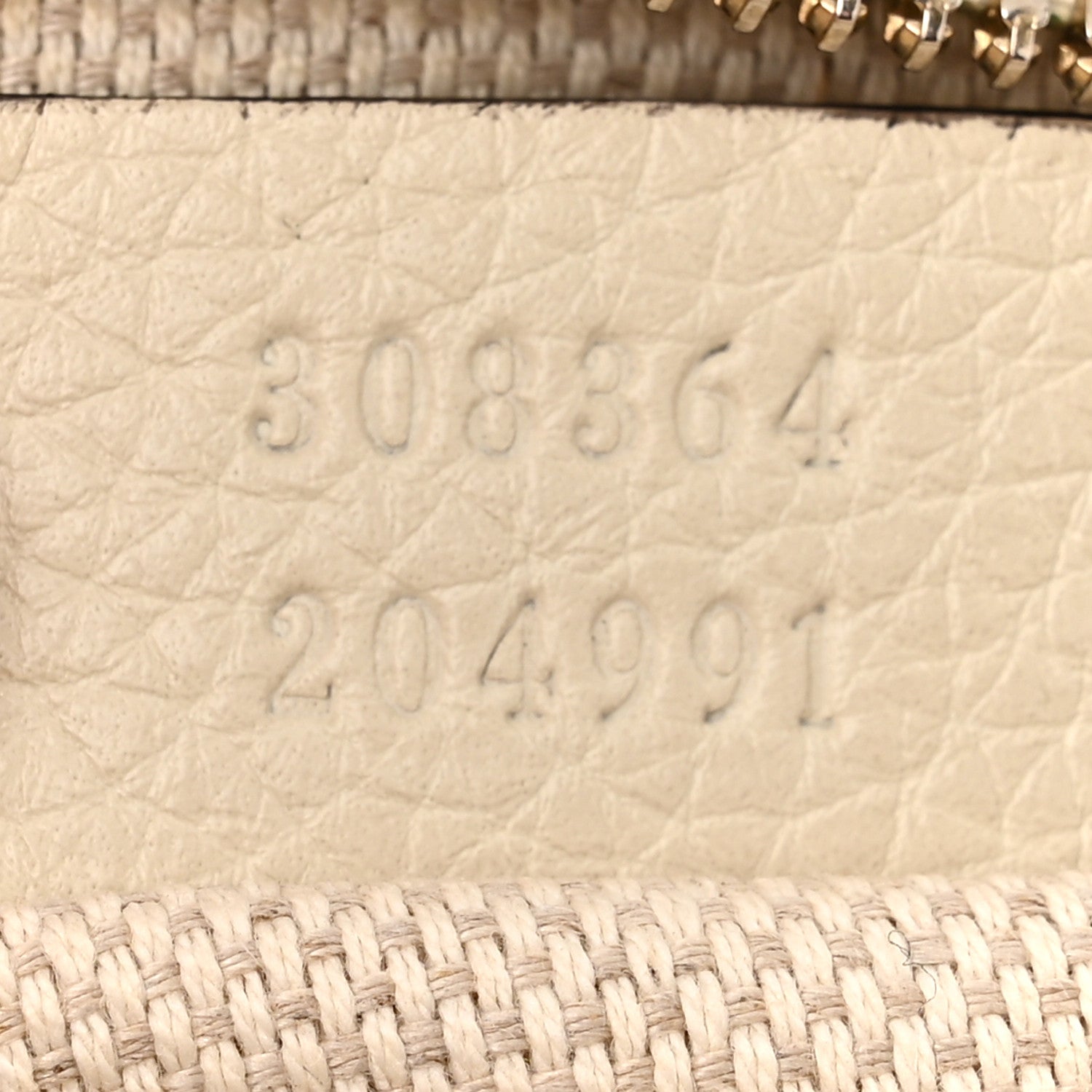 Gucci Pebbled Calfskin Small Soho Disco Bag Off White 7 of 15