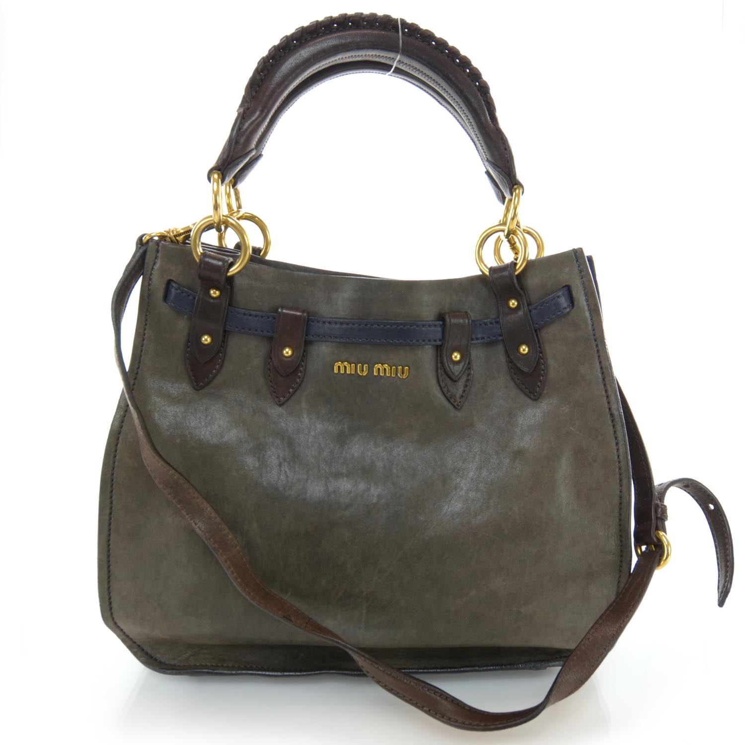 Miu Miu Leather Aviator Bag 1 of 6