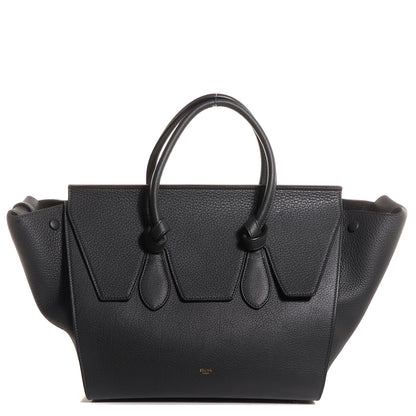 Celine Grained Calfskin Tie Knot Small Tote Anthracite 1 of 16