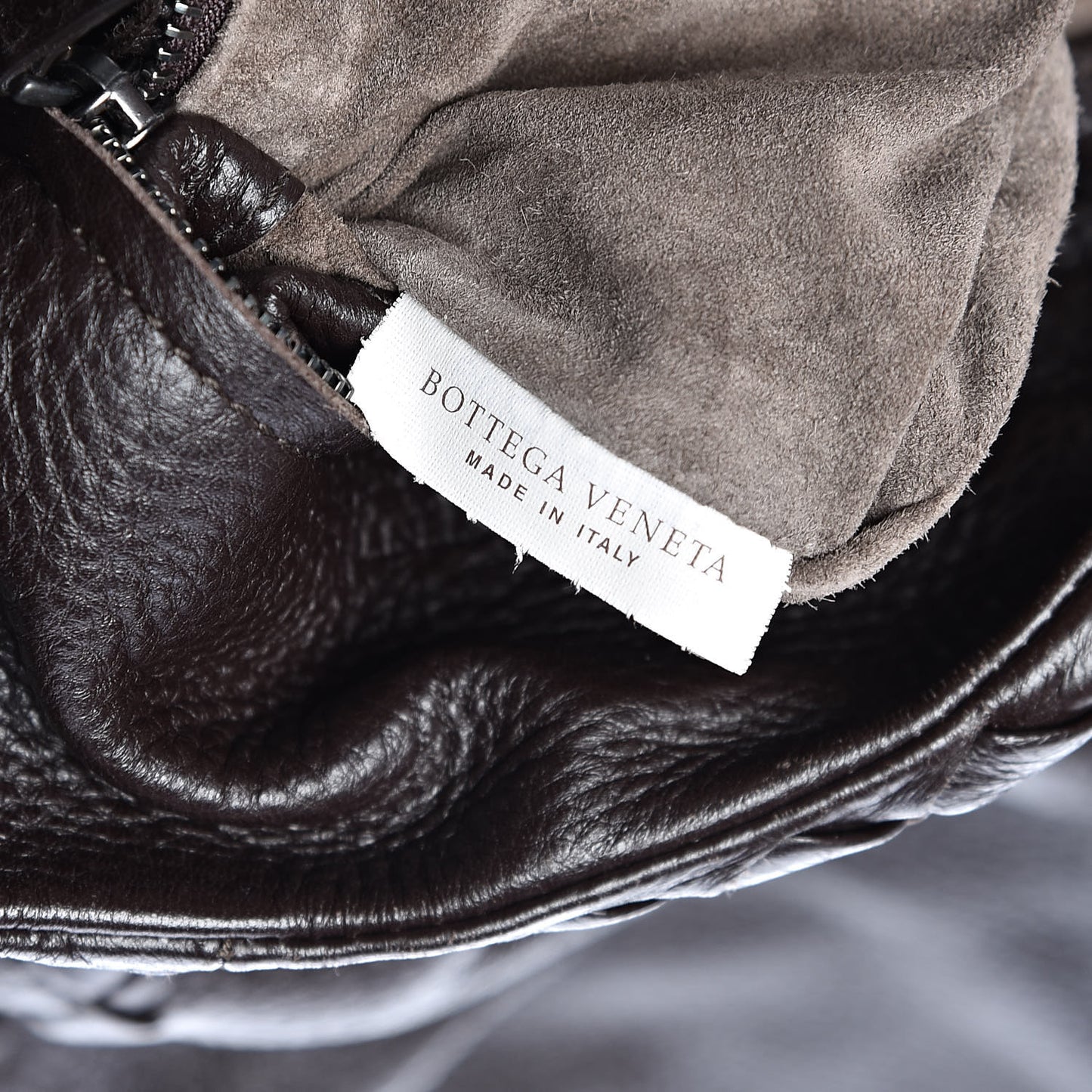 Cervo Deerskin Large Hobo Ebano