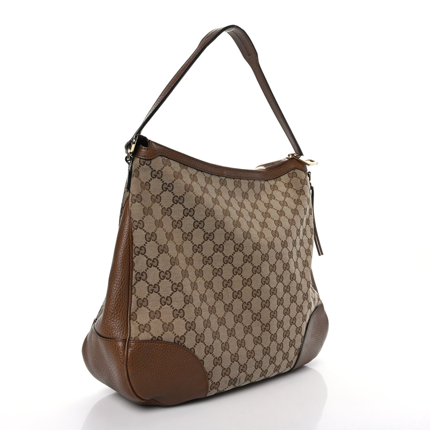 Soft GG Monogram Large Margaux Hobo Brown