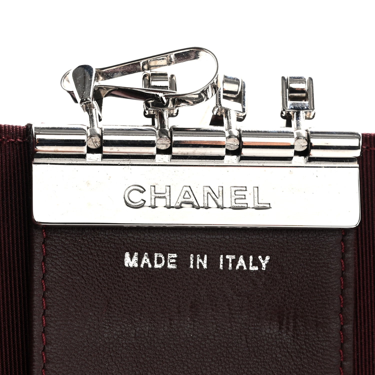 Chanel Lambskin Quilted 4 Key Holder Black 7 of 9