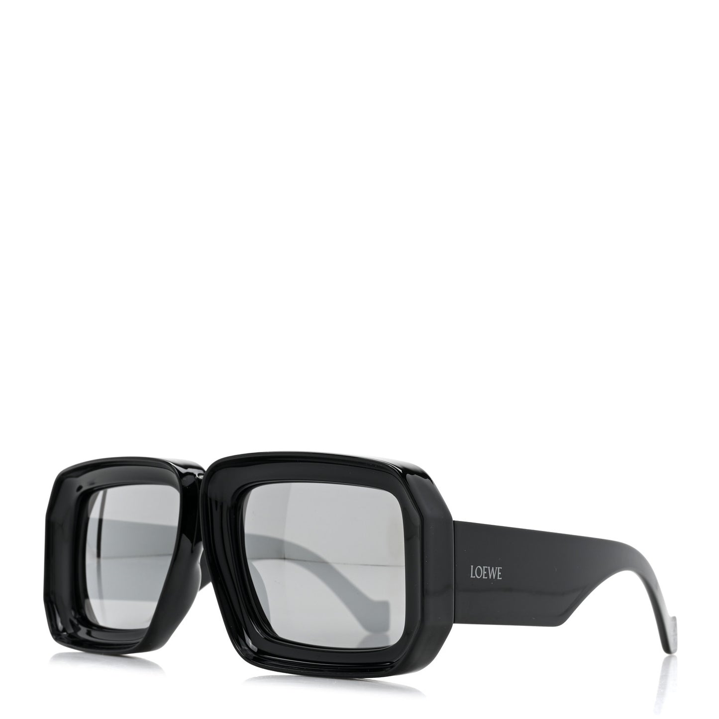 Acetate Paula's Ibiza Dive In Mask Sunglasses LW40064U Black Silver