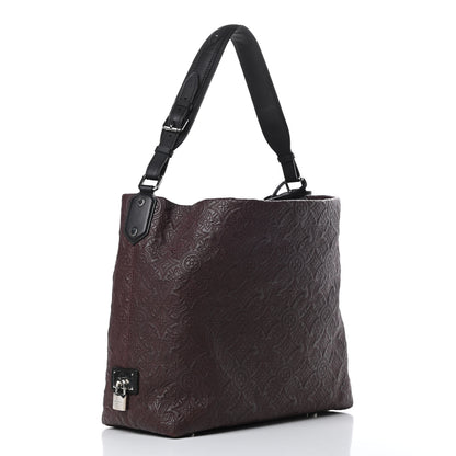 Louis Vuitton Monogram Lambskin Antheia Hobo PM Chocolat 3 of 12