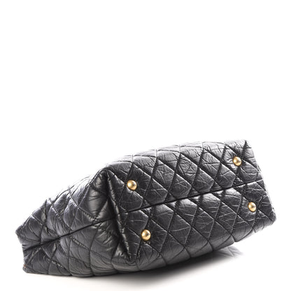Chanel Aged Calfskin Reissue 2.55 Tote Black 3 of 10