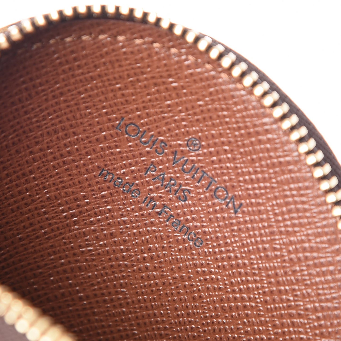 Monogram Round Coin Purse