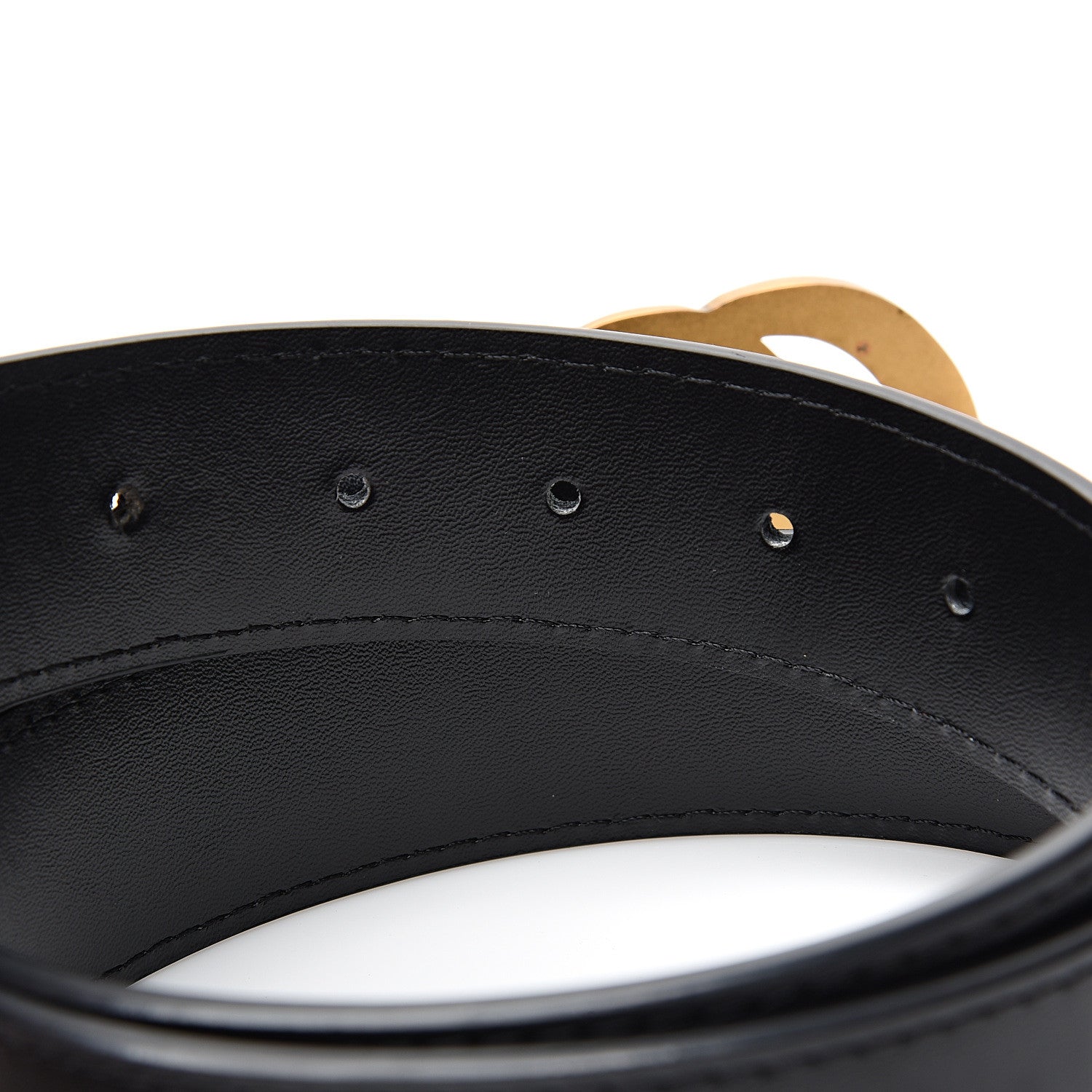 Gucci Calfskin Double G 40mm Belt 85 34 Black 3 of 6
