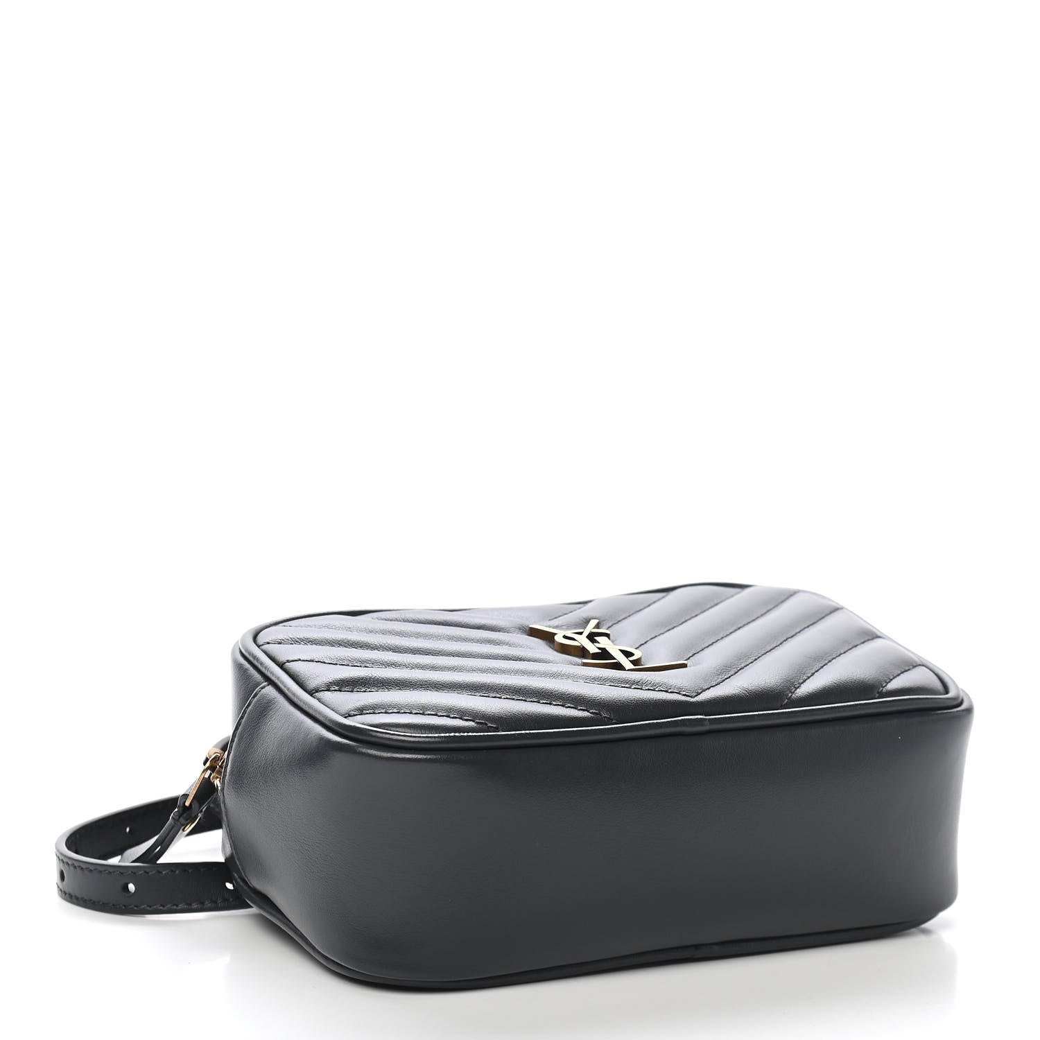 Saint Laurent Calfskin Matelasse Monogram Lou Belt Bag Dark Smog 4 of 9
