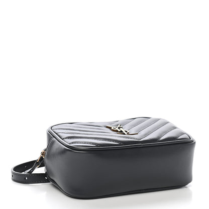 Saint Laurent Calfskin Matelasse Monogram Lou Belt Bag Dark Smog 4 of 9