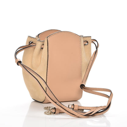 Chloe Suede Calfskin Mini Sac Drawstring Blush Nude 3 of 8