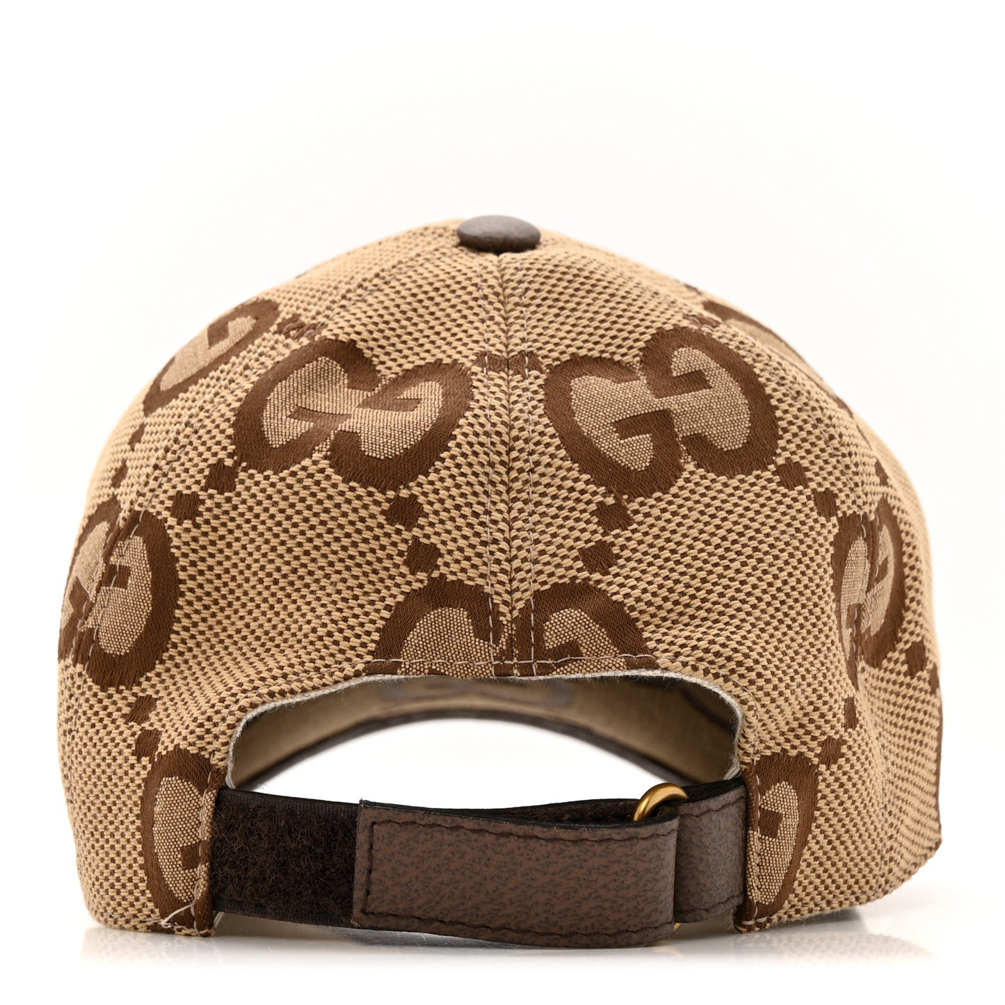 Monogram Jumbo GG Baseball Hat XS Camel Ebony
