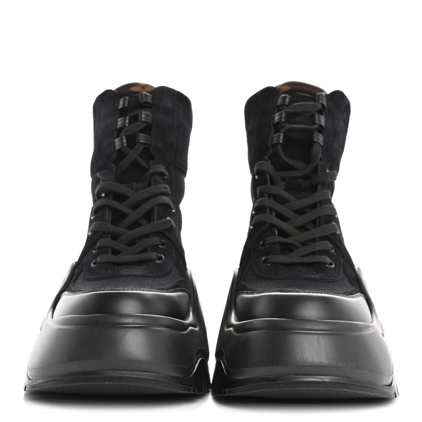 Monogram Suede LV Archlight Platform Sneaker Boot 38 Black