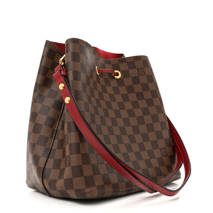 Louis Vuitton Damier Ebene Neonoe MM Cherry Berry 3 of 10