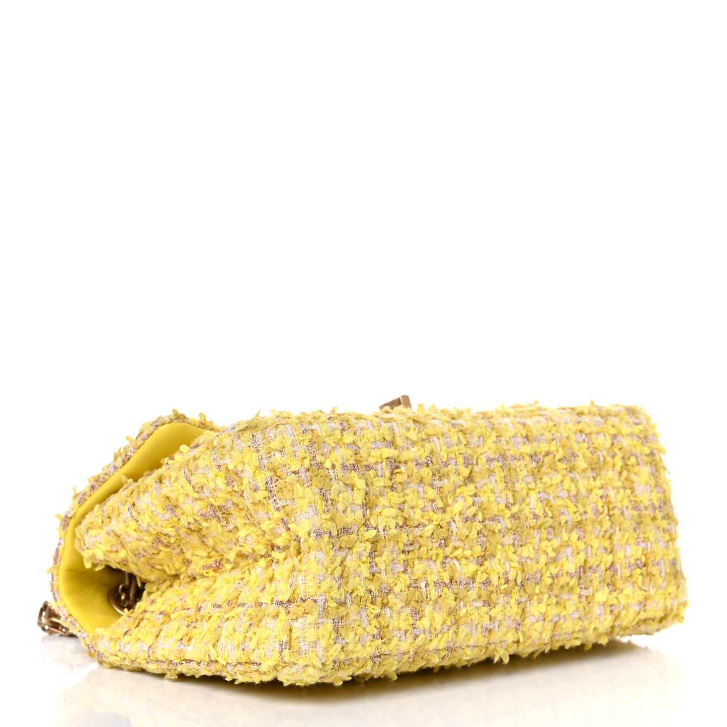 Tweed Quilted 2.55 Reissue Mini Flap Yellow