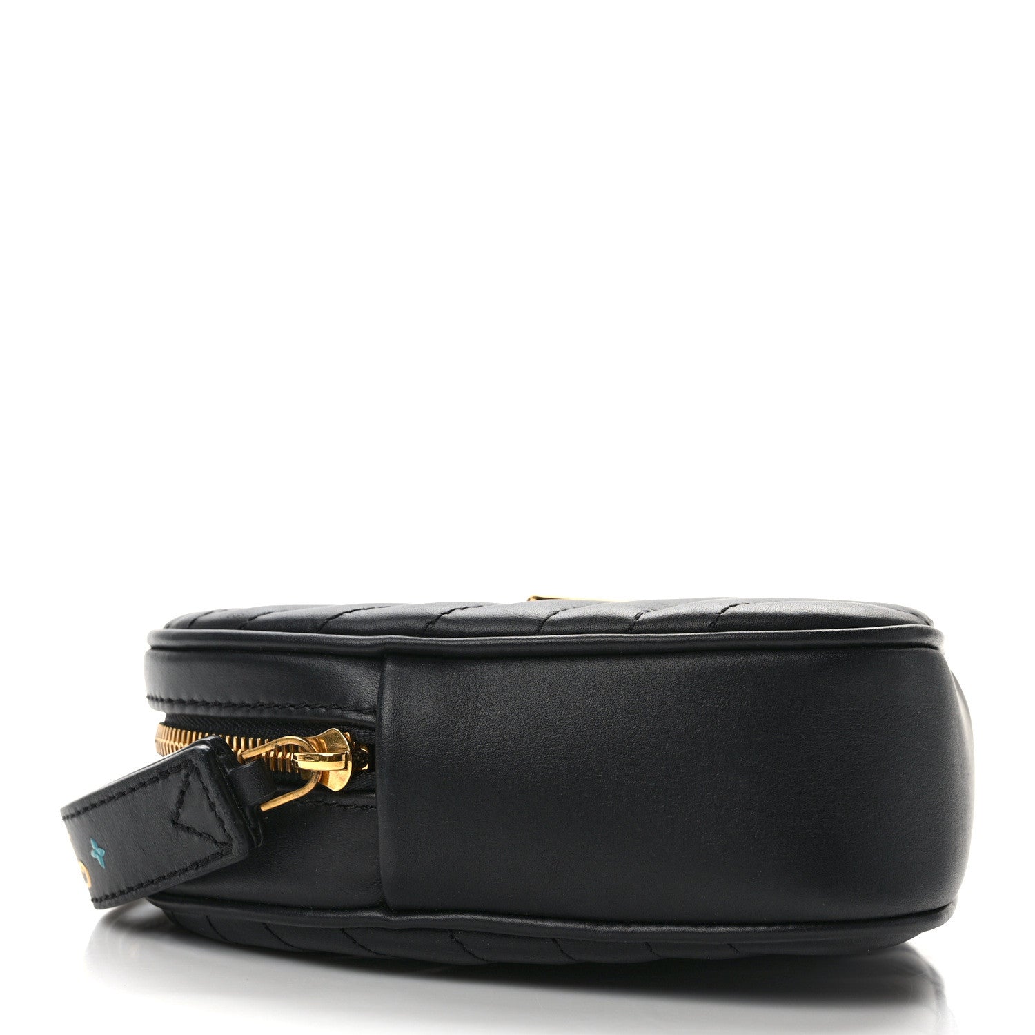 Louis Vuitton LOUIS VUITTON Calfskin New Wave Heart Bag Black 4 of 12