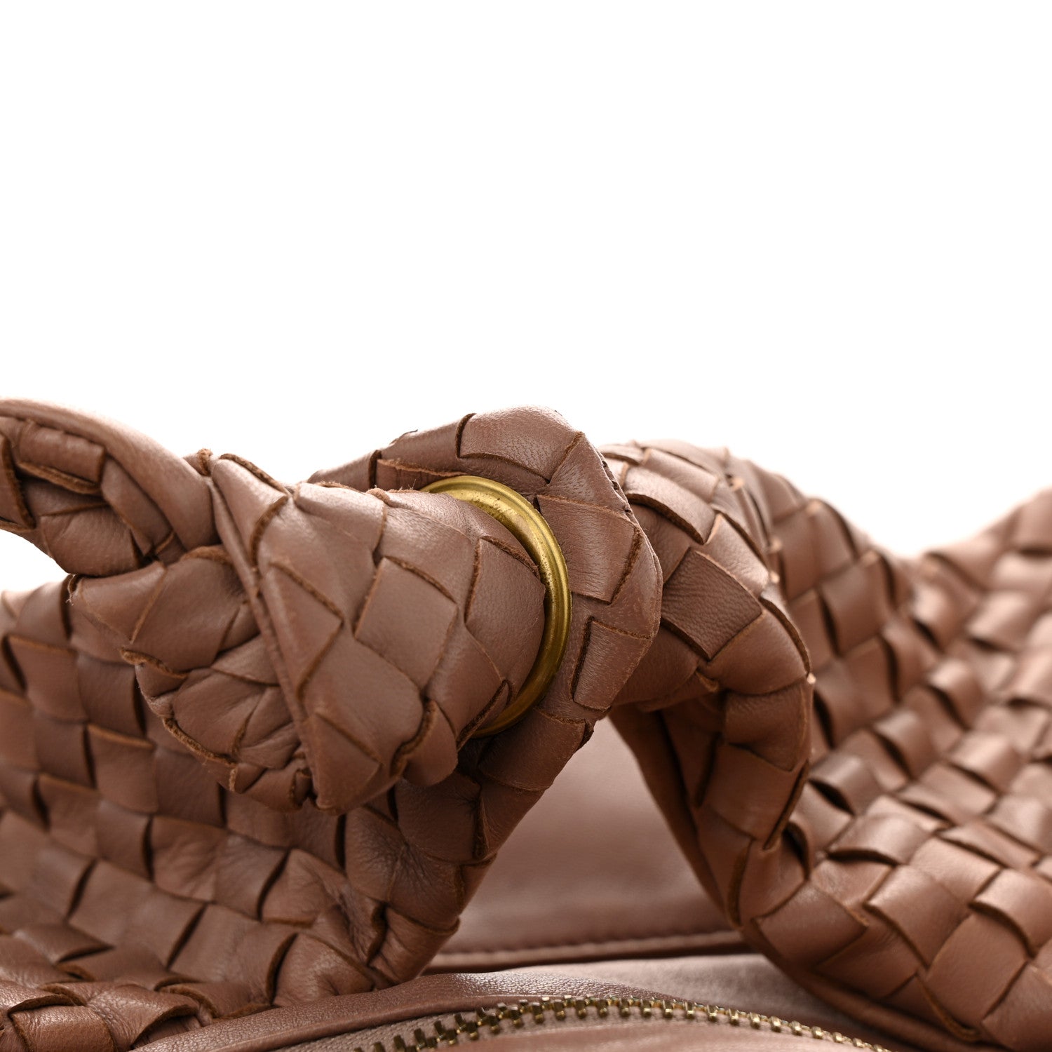 Bottega Veneta Nappa Intrecciato Large Knot Hobo Old Petra 14 of 14