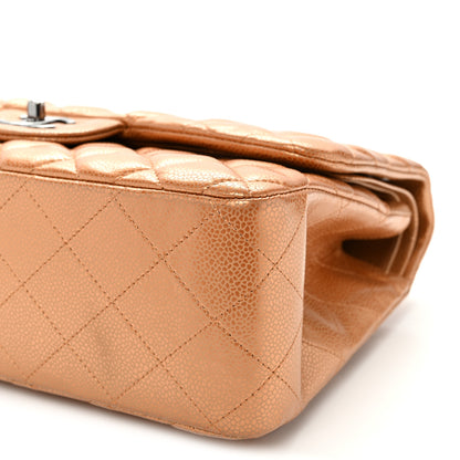 Chanel Metallic Caviar Quilted Jumbo Double Flap Copper 10 of 10