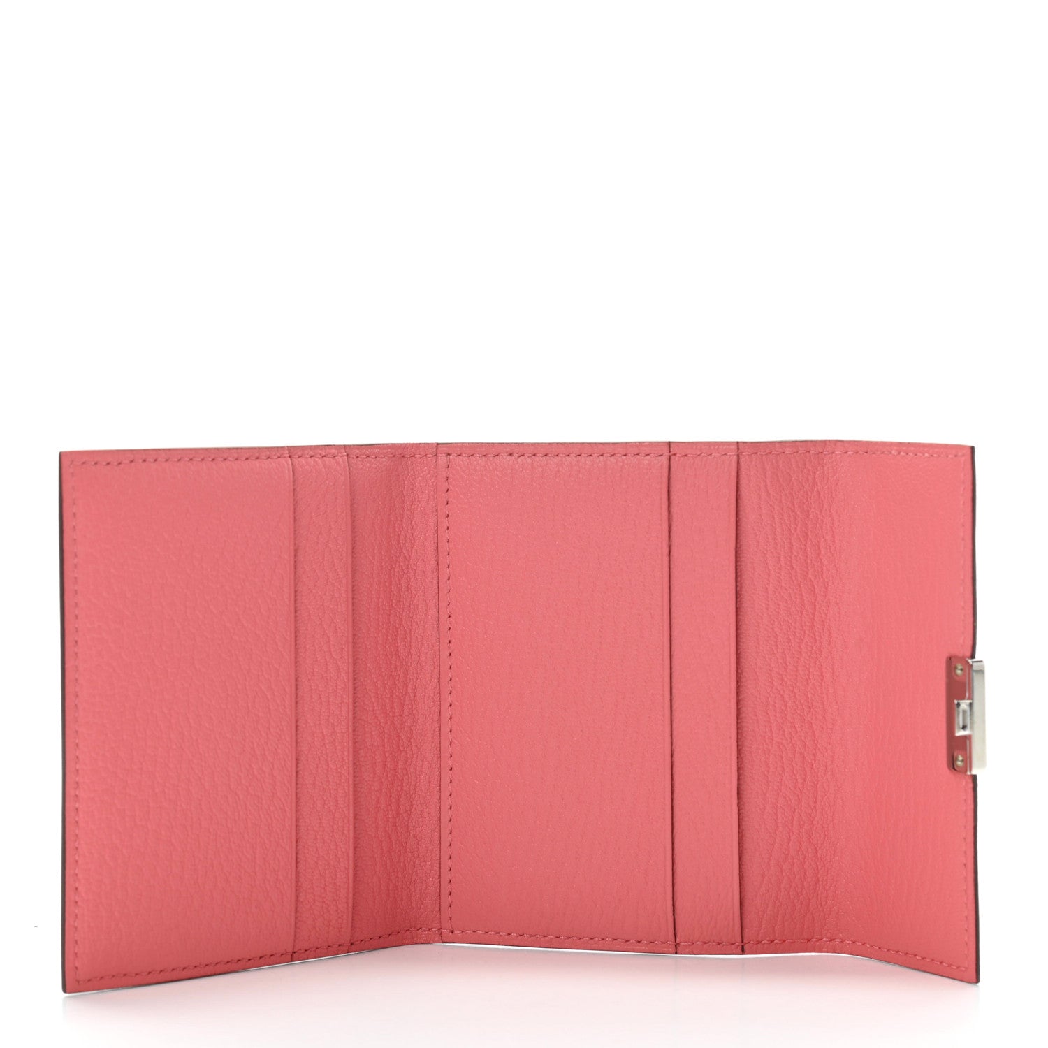 Hermes Chevre Mysore Mini Clic Card Holder Rose D'Ete 5 of 6