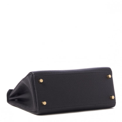 Hermes Togo Lizard Kelly Retourne Touch 25 Black 5 of 34