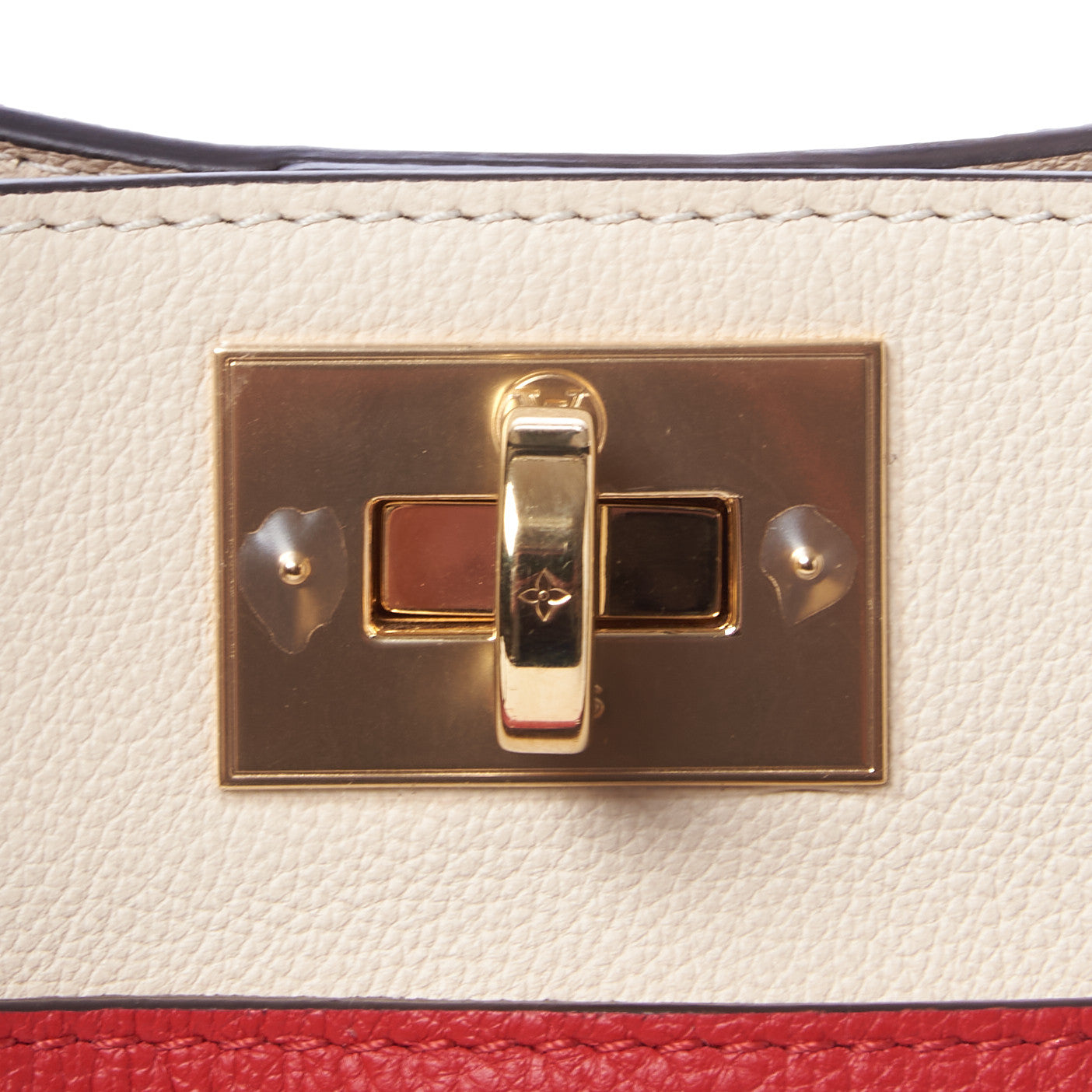 Louis Vuitton Calfskin Monogram On My Side Pirate Red 7 of 10