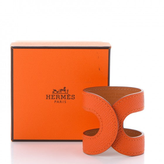 Hermes Epsom Ano Bracelet Orange 6 of 6