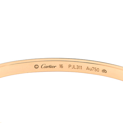 Cartier 18K Pink Gold Small LOVE Bracelet 16 3 of 3