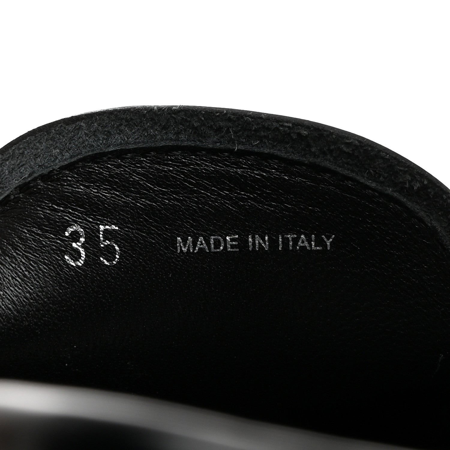 Prada Spazzolato Metal Triangle Logo 50mm Loafers 35 Black 7 of 9