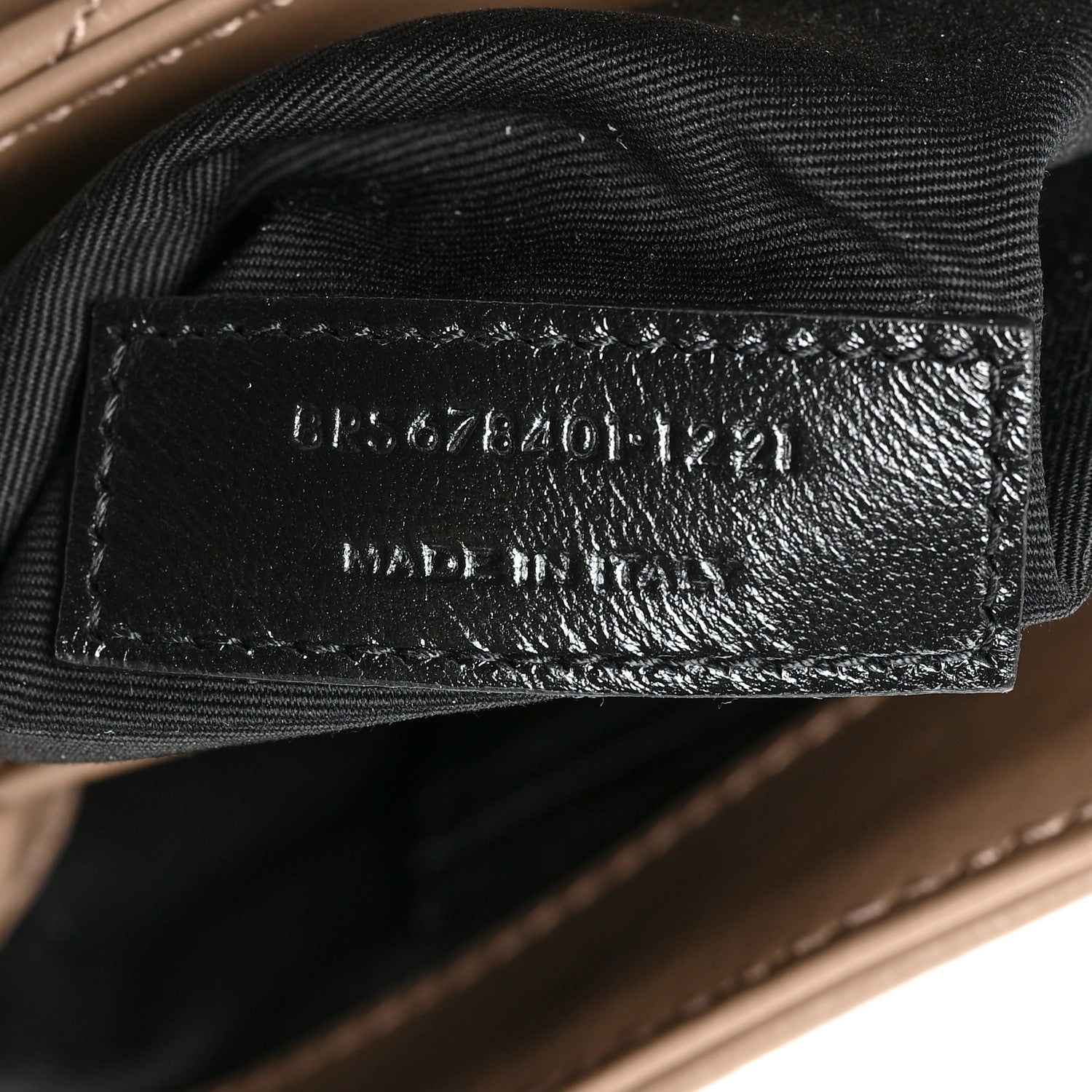 Saint Laurent Calfskin Y Quilted Monogram Toy Loulou Crossbody Bag Taupe 8 of 12