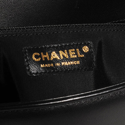 Chanel Lambskin Quilted New Medium Boy Flap Black 7 of 9