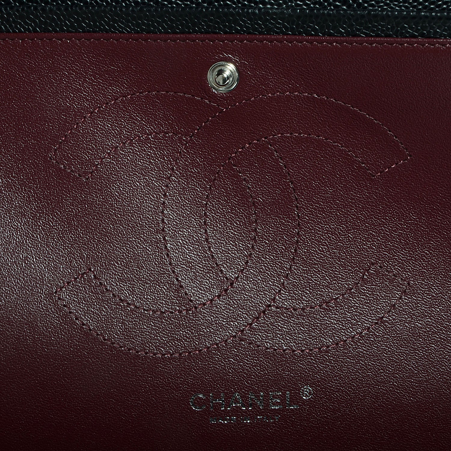 Chanel Caviar Quilted Jumbo Double Flap Black 6 of 10