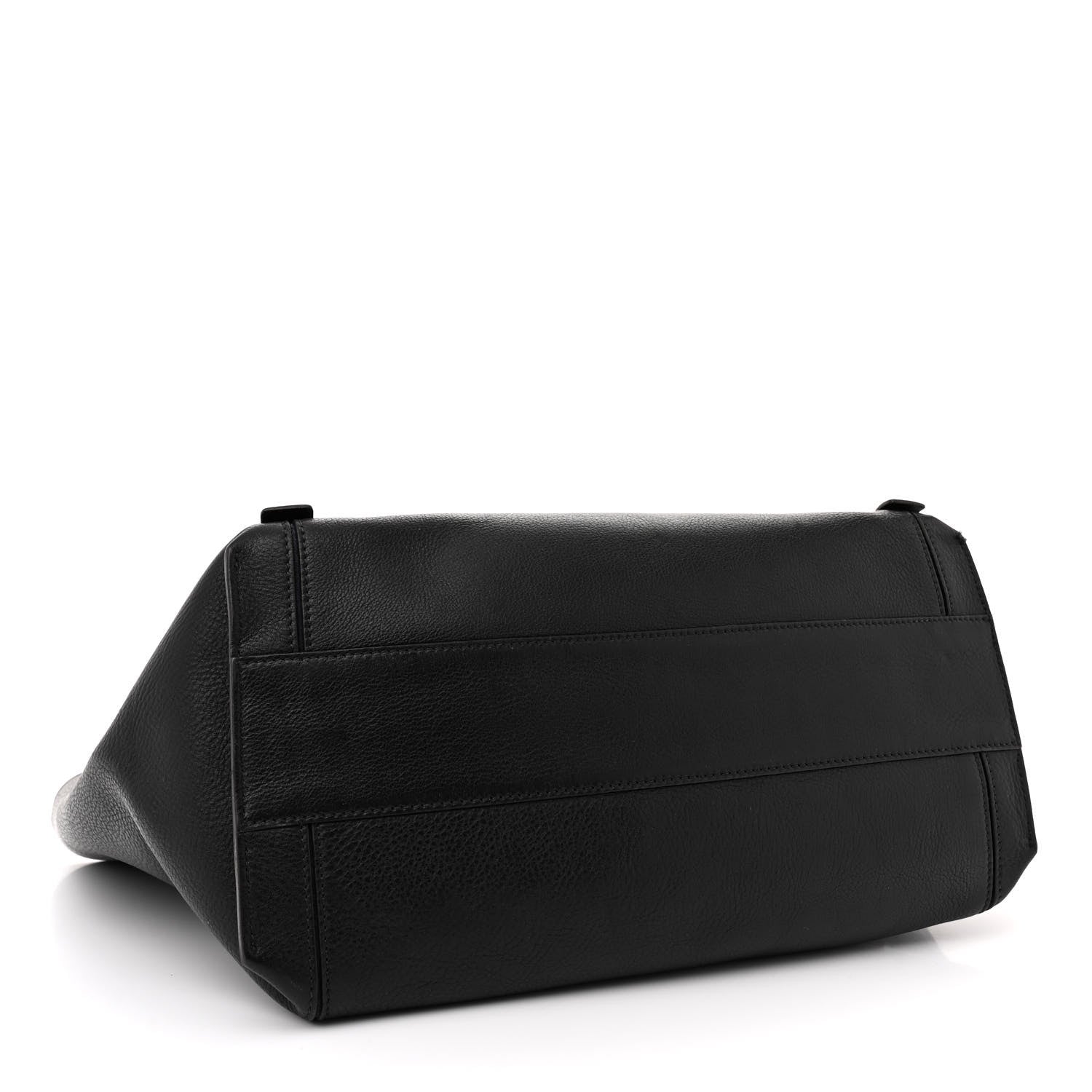 Chloe Smooth Calfskin Medium Milo Shopping Tote Black 4 of 17