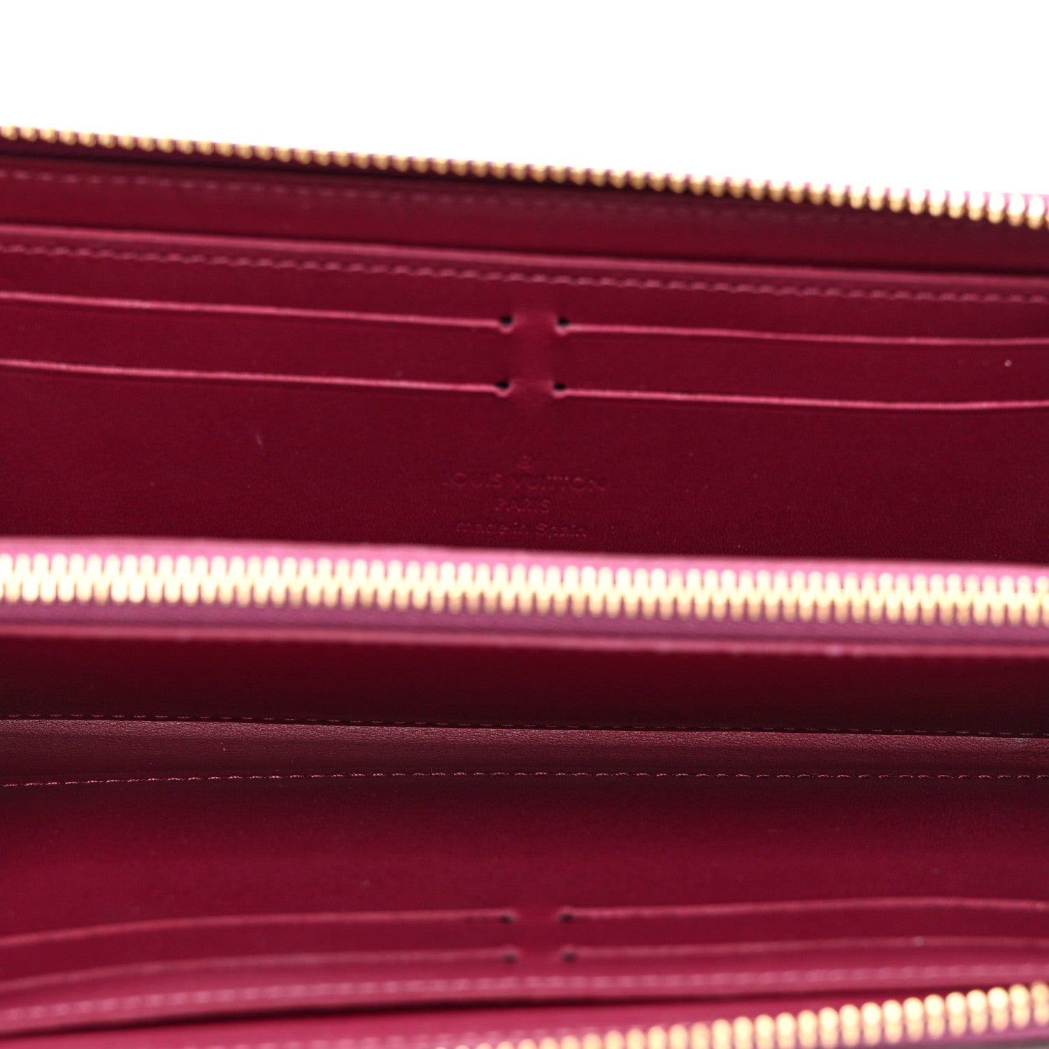 Louis Vuitton Vernis Clemence Wallet Magenta 5 of 6