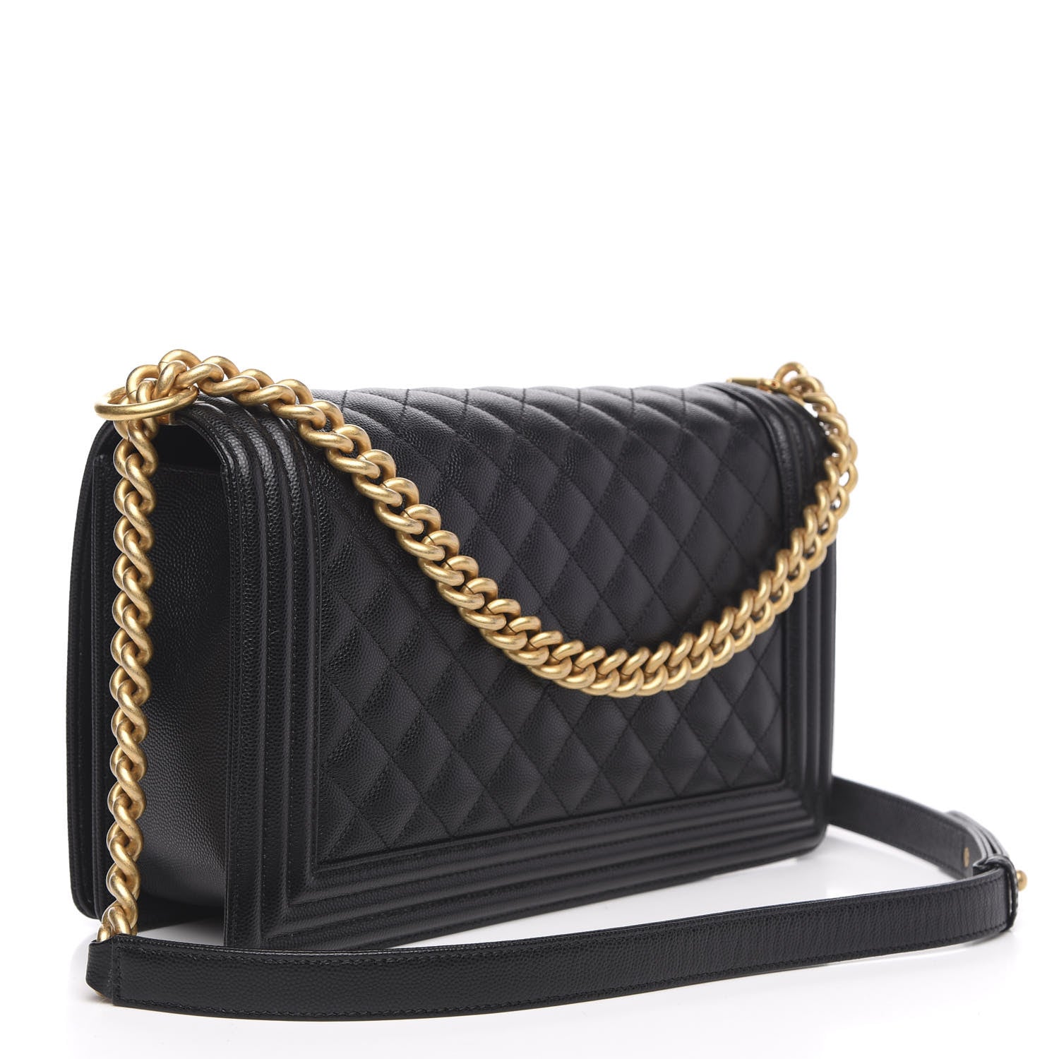 Chanel Caviar Quilted New Medium Boy Flap Black 2 of 10