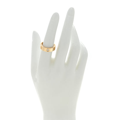 Cartier 18K Yellow Gold 3 Diamond 5.5mm LOVE Ring 54 7 2 of 5