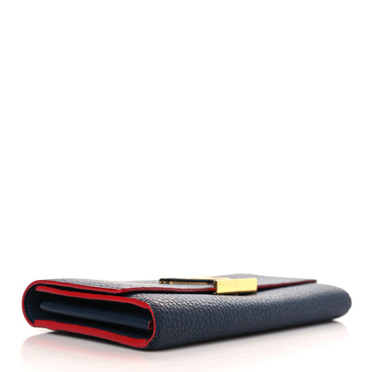 Louis Vuitton Taurillon Capucines Wallet Marine Rouge 4 of 7