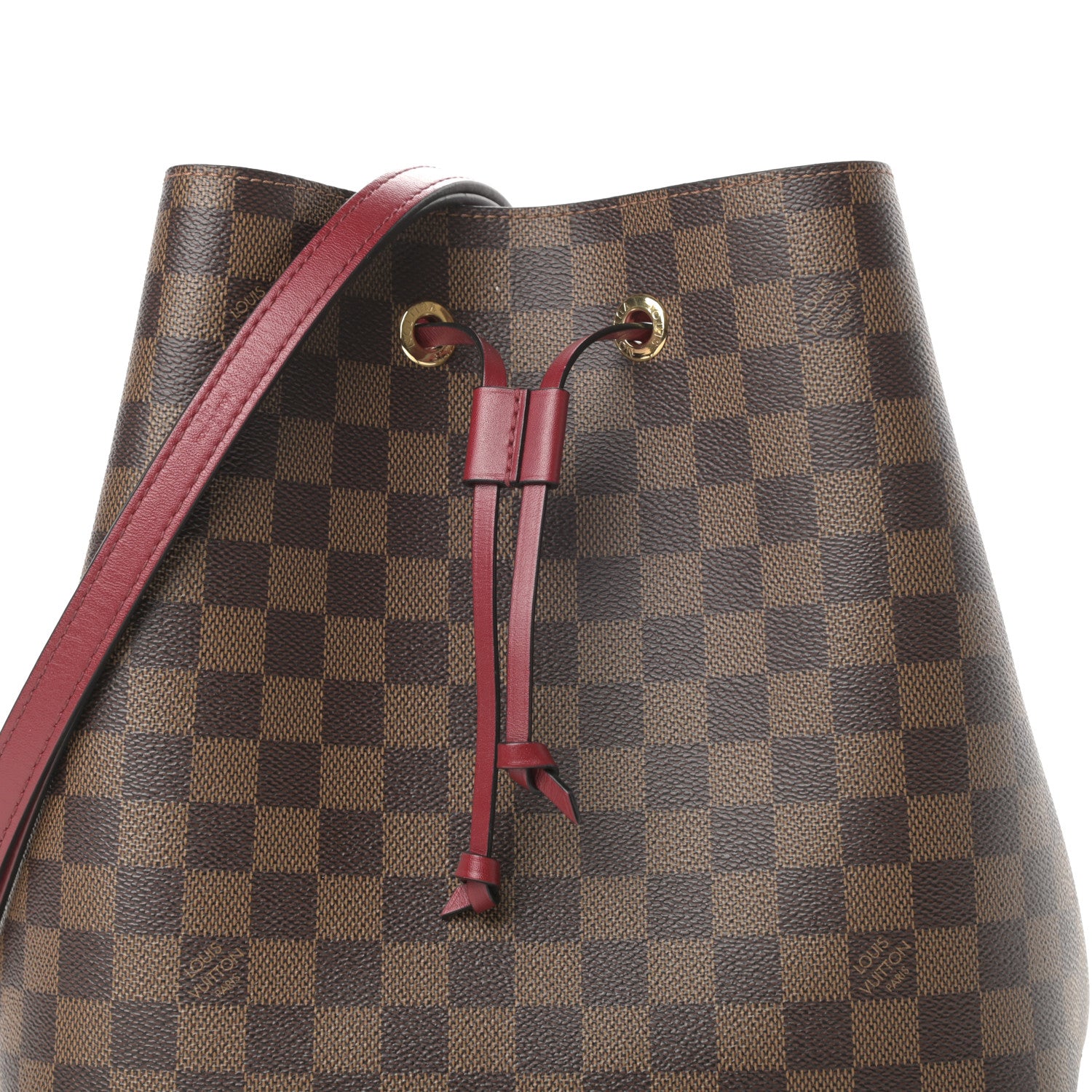 Louis Vuitton Damier Ebene Neonoe MM Cherry Berry 8 of 13