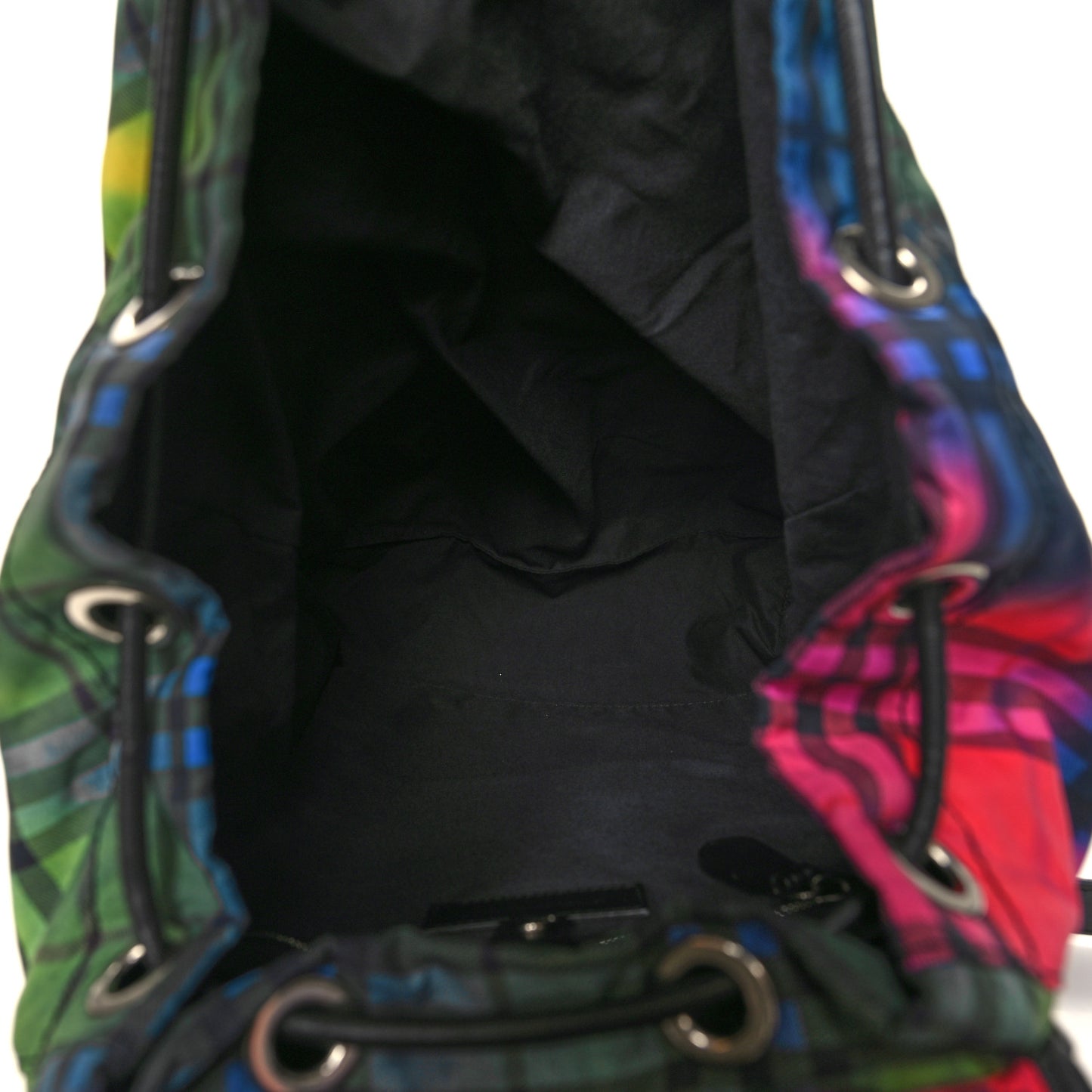 Nylon Tie Dye Large Rucksack Backpack Multicolor