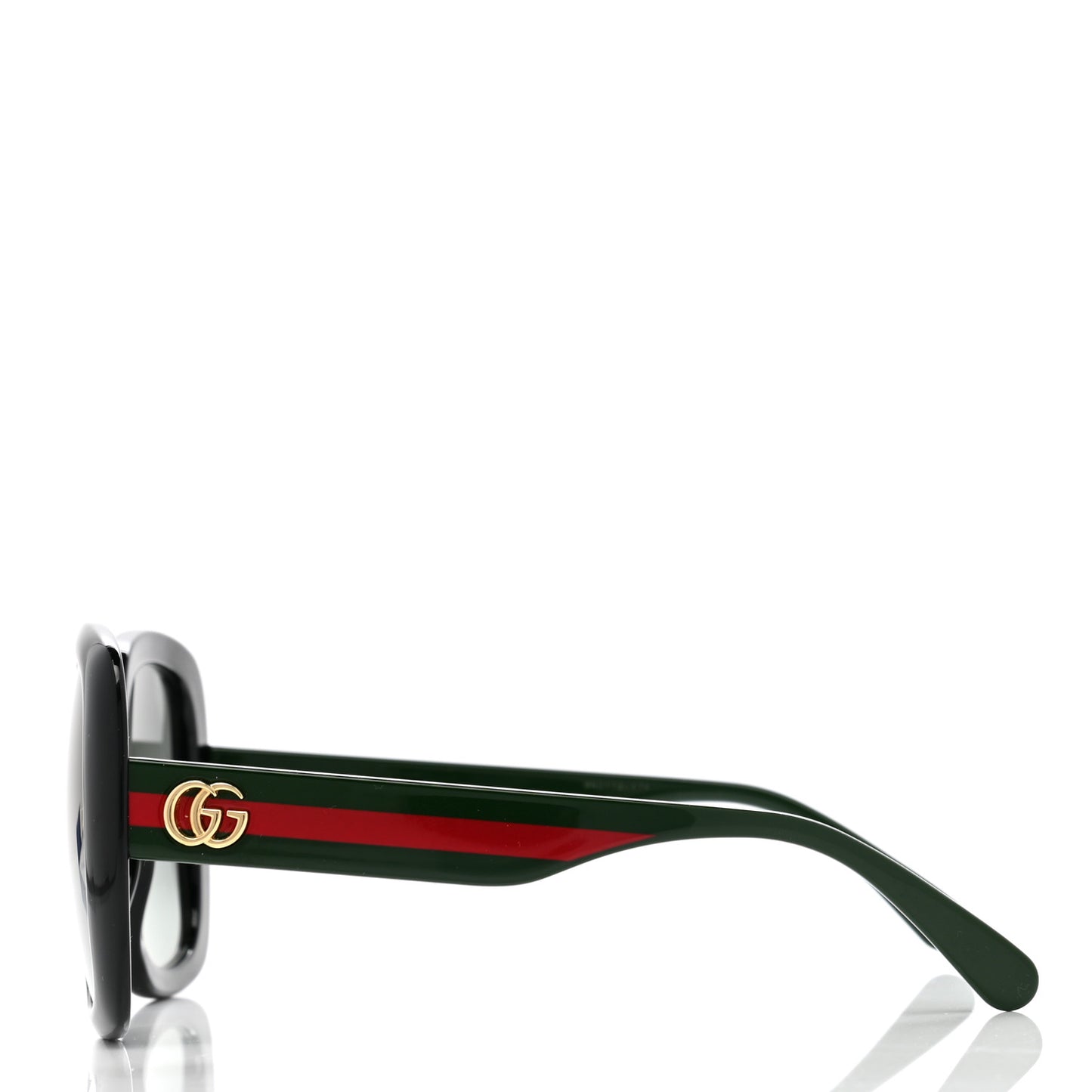 Acetate Square GG Web Sunglasses GG0713S Black
