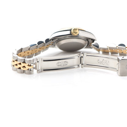 Rolex Stainless Steel 18K Yellow Gold 26mm Oyster Perpetual Datejust Watch Champagne 69173 4 of 5