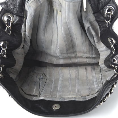 Chanel Lambskin CC Disc Accordion Flap Black 5 of 10